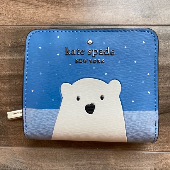 kate spade Bags Nwt Kate Spade Arctic Friends Polar Bear Small Zip